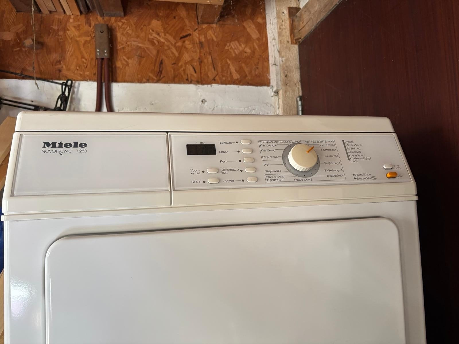 Miele Novotronic T263 Wasdroger - Gebruikt, Ophalen, 6 tot 8 kg, Gebruikt, Luchtafvoer