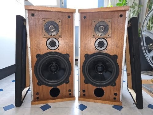 Bowers & Wilkins, DM 4 luidspreker boxen., Audio, Tv en Foto, Luidsprekers, Ophalen, Stereo speakers, Gebruikt, Bowers & Wilkins (B&W)