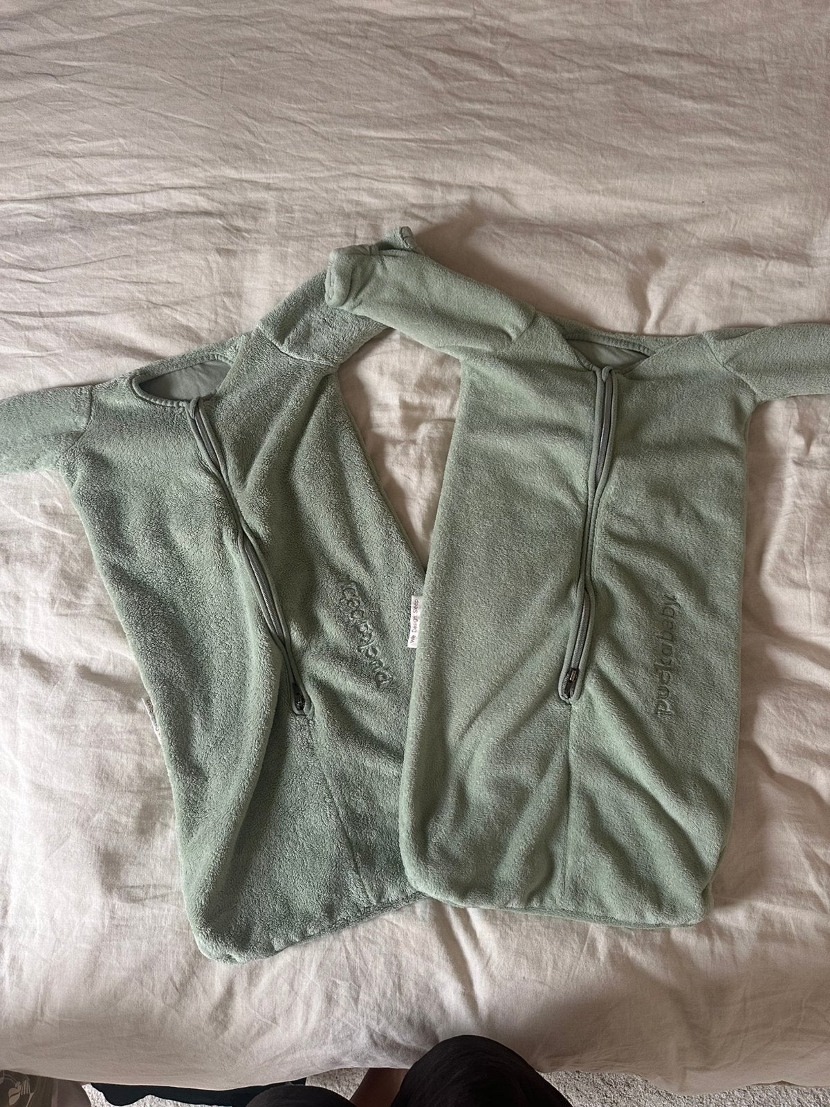 Puckababy winter slaapzak groen - 2 x, Groen, Puckababy, Inclusief buikband, Ophalen of Verzenden