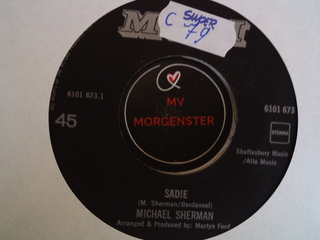 michael sherman - sadie 10jul, 7 inch, Ophalen of Verzenden, Zo goed als nieuw, Pop