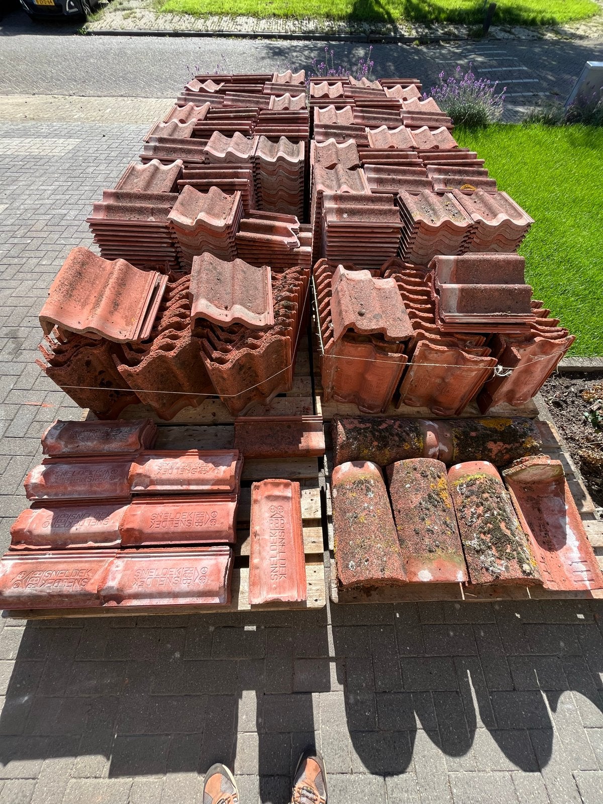 Gebruikte dakpannen - Sneldek RBB, Ophalen, Gebruikt, Steen of Klei, 15 m² of meer