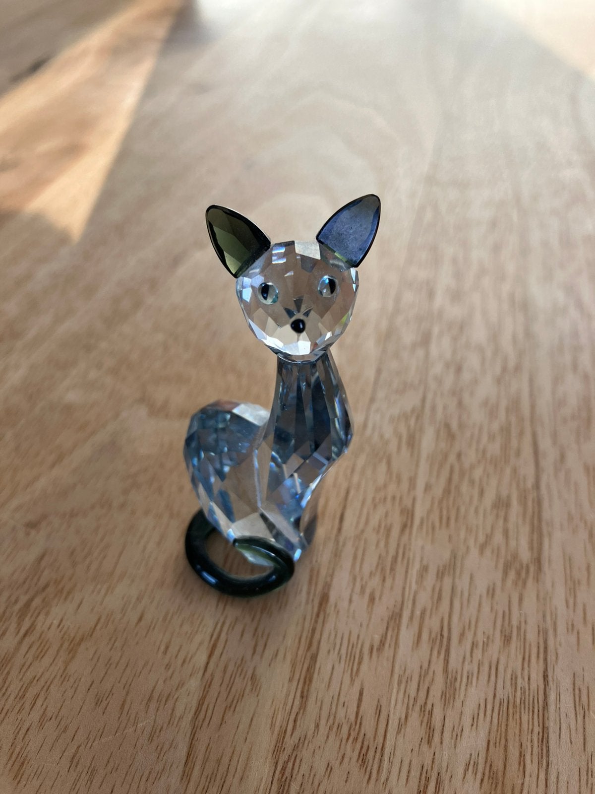 Swarovsky cat Ines, Ophalen of Verzenden, Zo goed als nieuw, Figuurtje