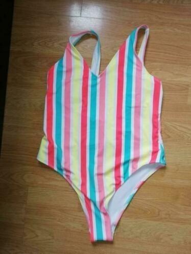 nieuwe gestreepte badpak hunkemoller 42, Kleding | Dames, Badmode en Zwemkleding, Ophalen of Verzenden, Nieuw, Zwart, Badpak