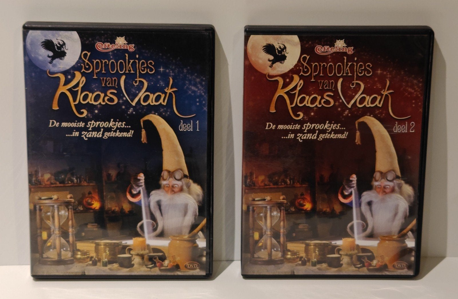 Mooiste sprookjes van Klaas Vaak deel 1-2 Efteling DVD zand, Gebruikt, Alle leeftijden, Overige genres, Ophalen of Verzenden