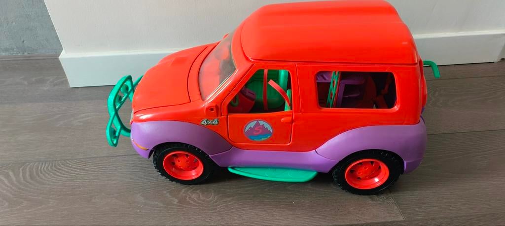 Barbie Sindy Camper Auto - Vintage Speelgoed, Ophalen of Verzenden, Gebruikt