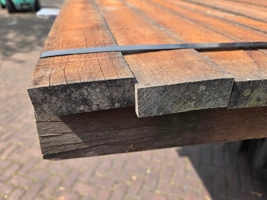 12 Hardhouten planken / latten 1.80 m lang - nr: HP171, Ophalen, Planken, Nieuw, Hardhout