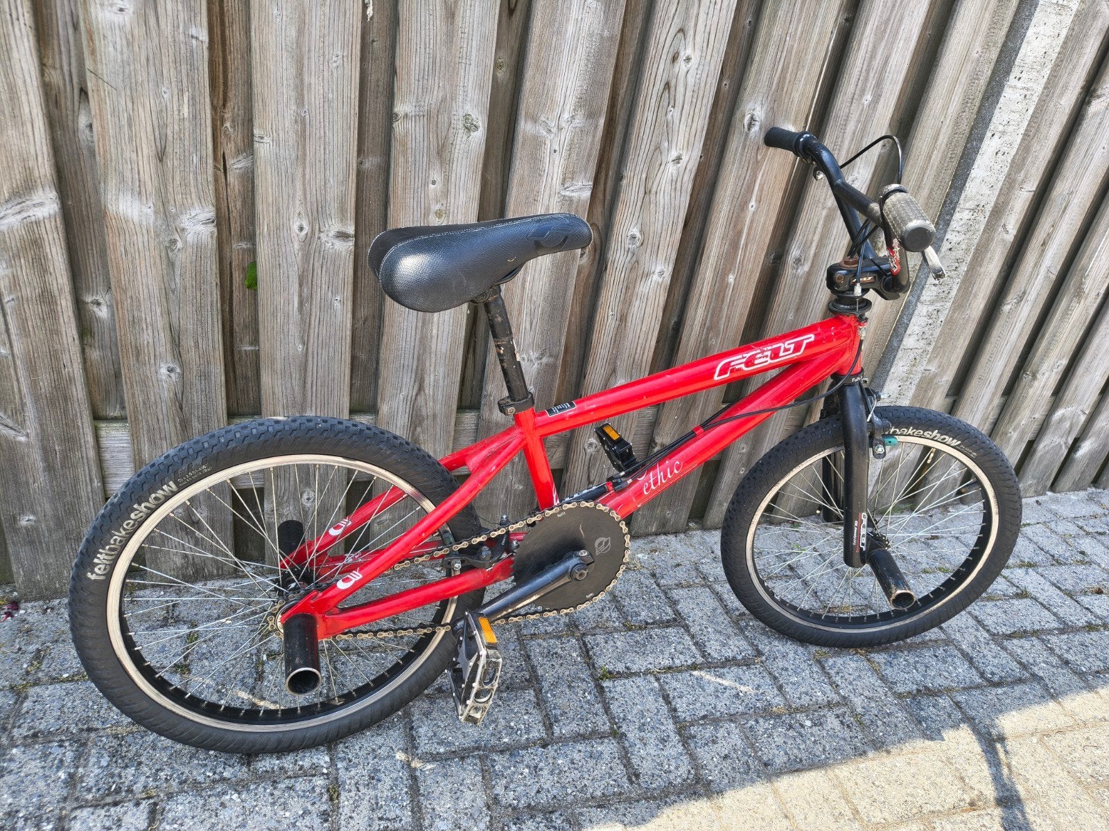 Felt Ethic BMX Fiets - Rood, Gebruikt, Ophalen, Gebruikt, Staal, Velgrem