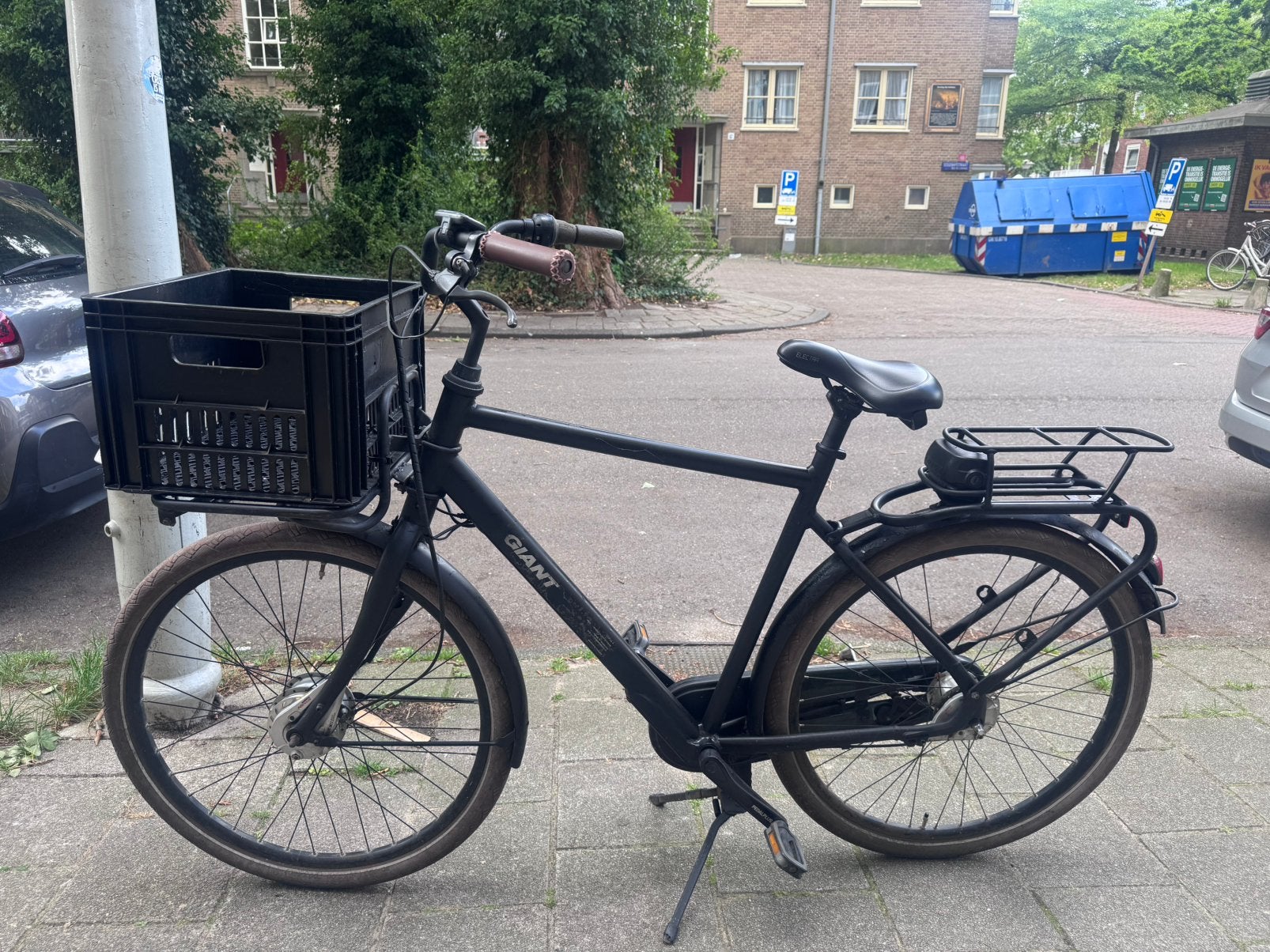 triple x e+ 1 heren city & hybrid fiets controleren, Fietsen en Brommers, Elektrische fietsen, Ophalen, Gebruikt, Giant