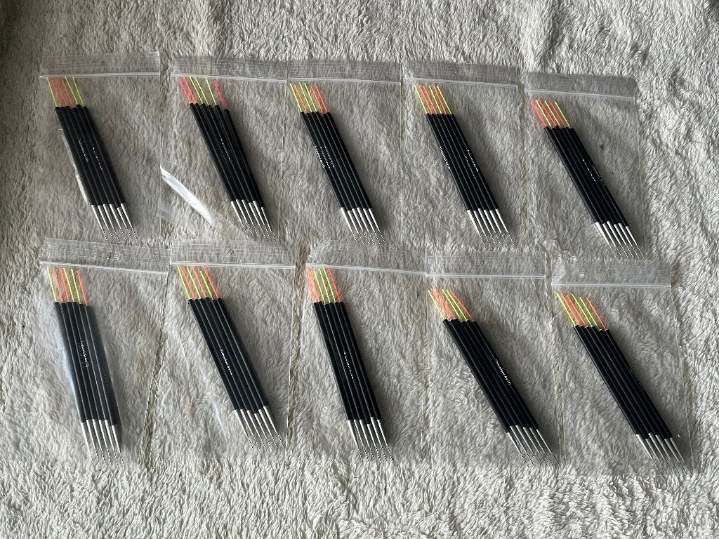 adv 193a / NIEUW set 60 dobbers TUBERTINI 0,50gr, Watersport en Boten, Hengelsport | Witvissen, Nieuw, Dobber of Lood, Ophalen of Verzenden