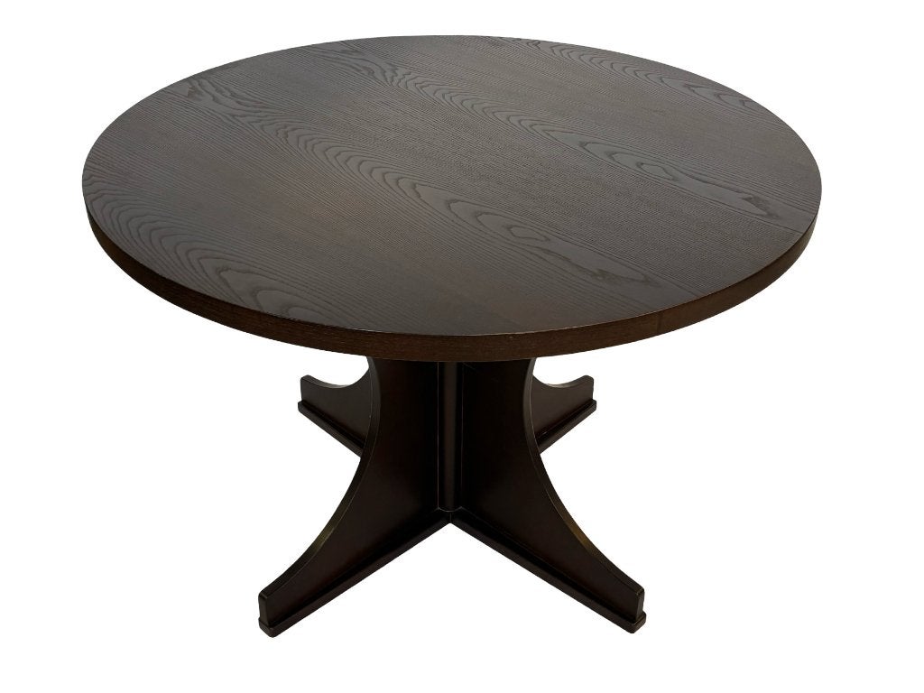 Vintage ronde eettafel jaren 70 space age design, Gebruikt, Vintage, Overige houtsoorten, Vintage