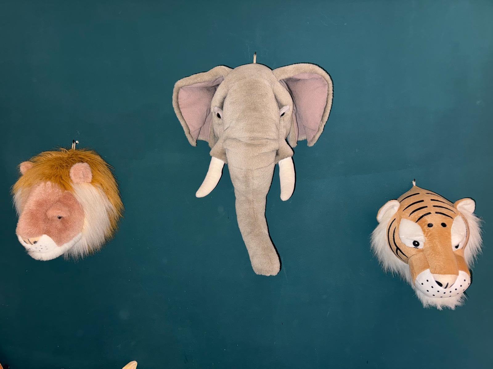 Wild and Soft 3 dieren koppen, Kinderen en Baby's, Kinderkamer | Inrichting en Decoratie, Ophalen of Verzenden, Zo goed als nieuw
