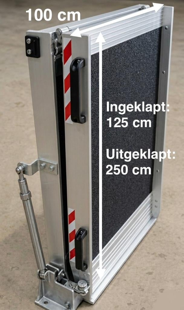 Oprijplaat Altec 250x100 Rampe Scootmobiel Rolstoel, Ophalen of Verzenden