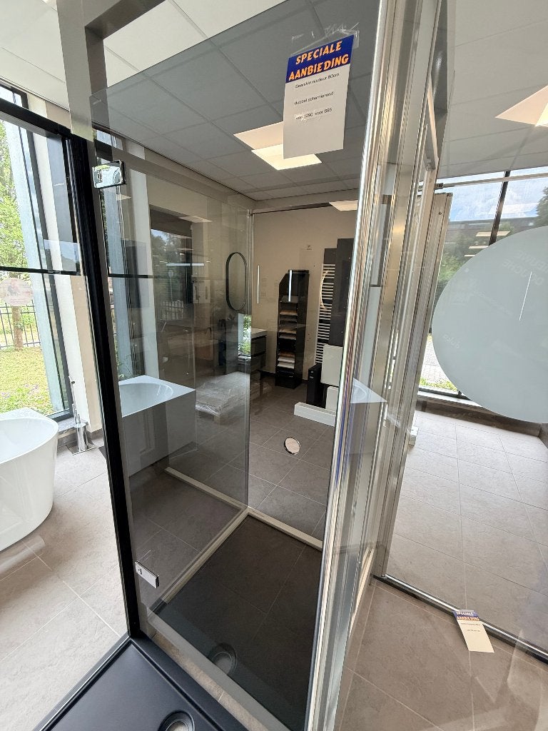 Duka douchedeur 80 cm, Ophalen, Nieuw, Glas, Douche