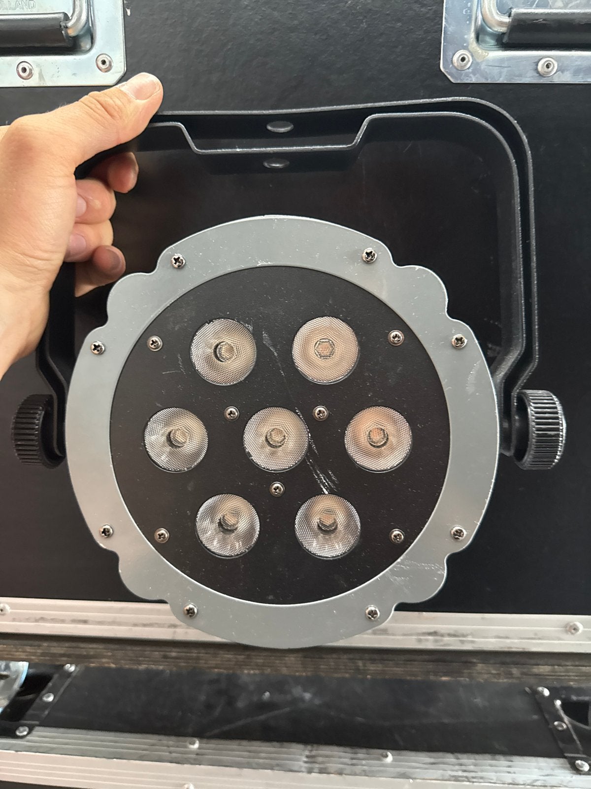 Showtec Compact Par 7-3 LED Spot, Ophalen, Gebruikt