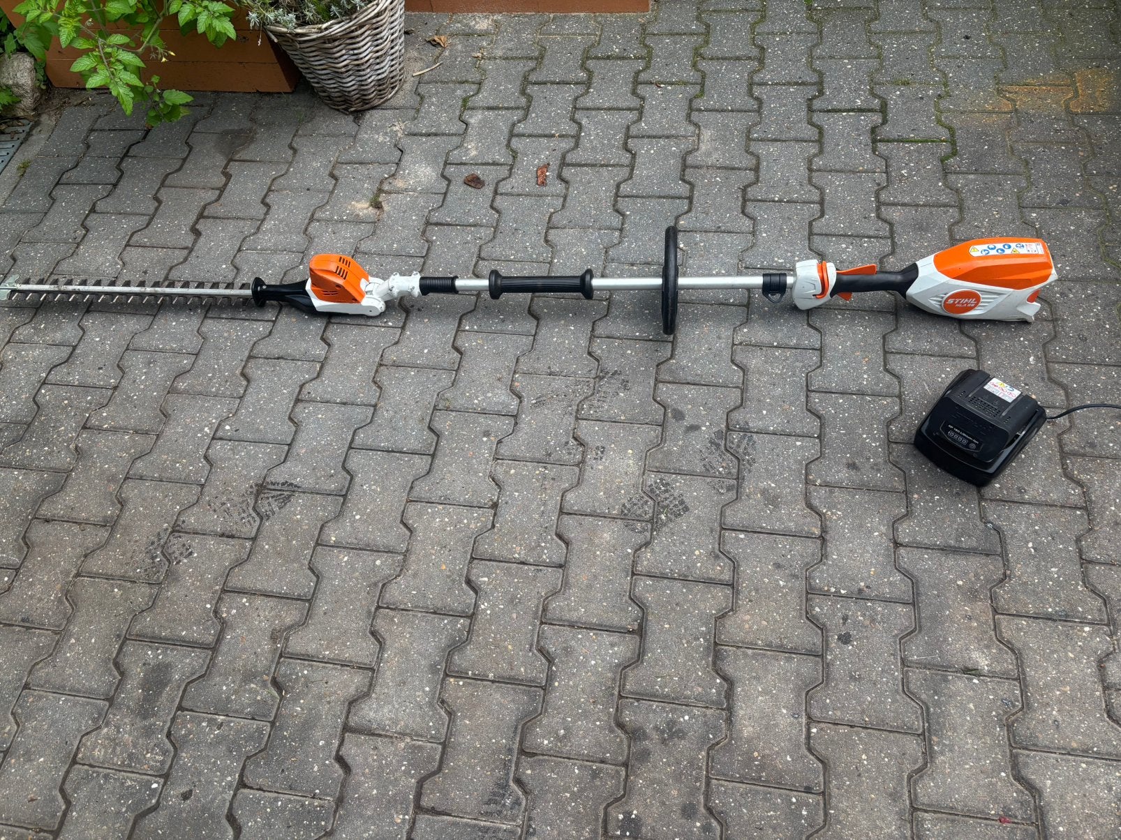 Stihl hla66 accu stokheggenschaar set, Tuin en Terras, Ophalen, Zo goed als nieuw