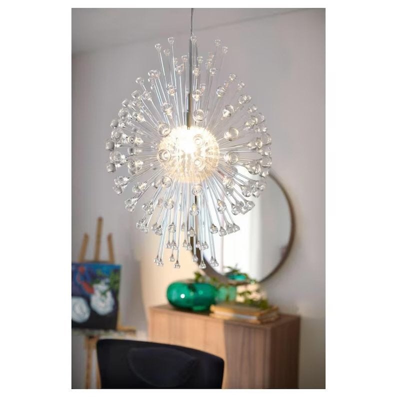 IKEA space age sputnik lamp, Ophalen, Zo goed als nieuw, Kunststof, Space age