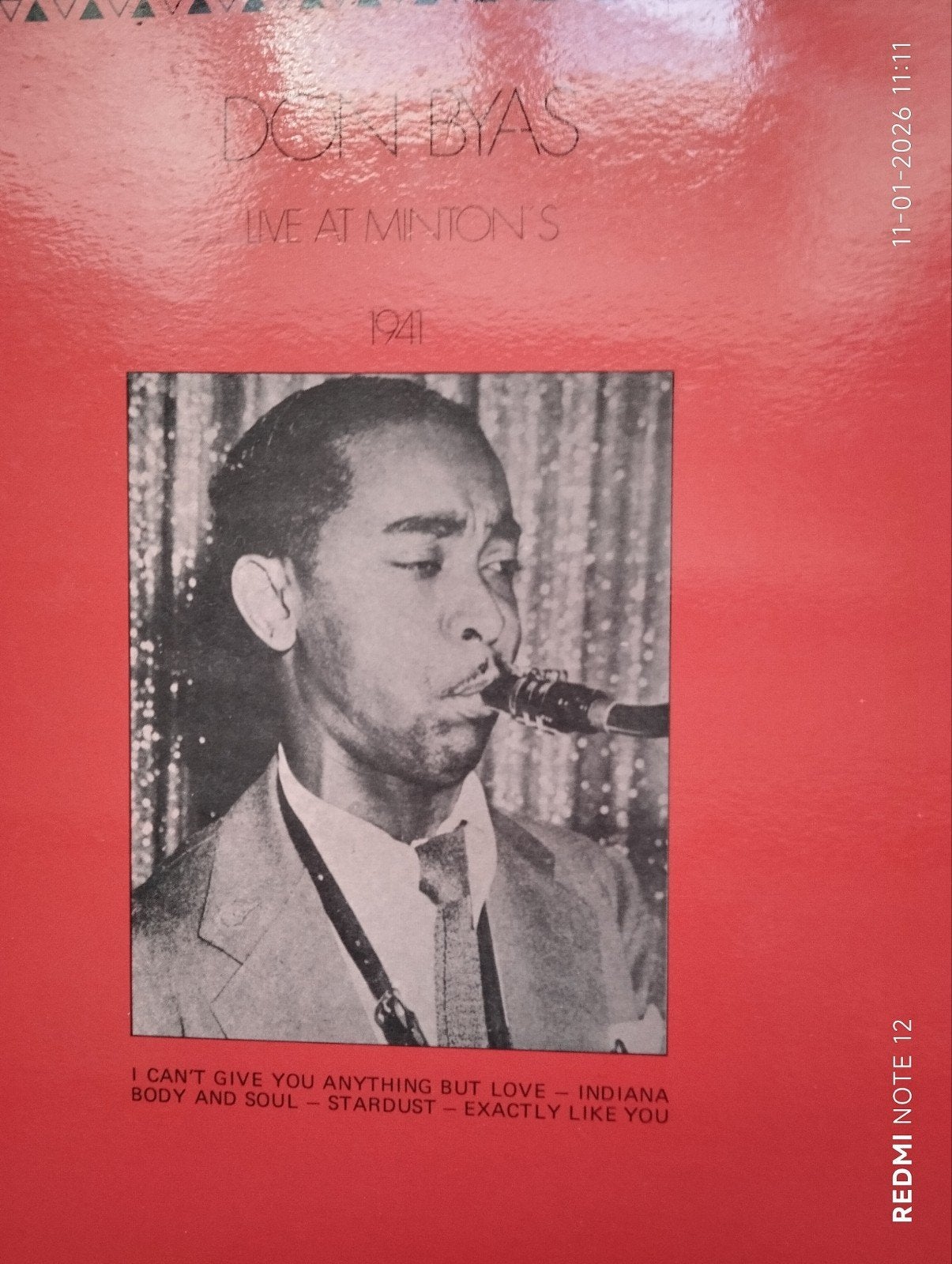 Don Byas live at Mintons, Ophalen of Verzenden