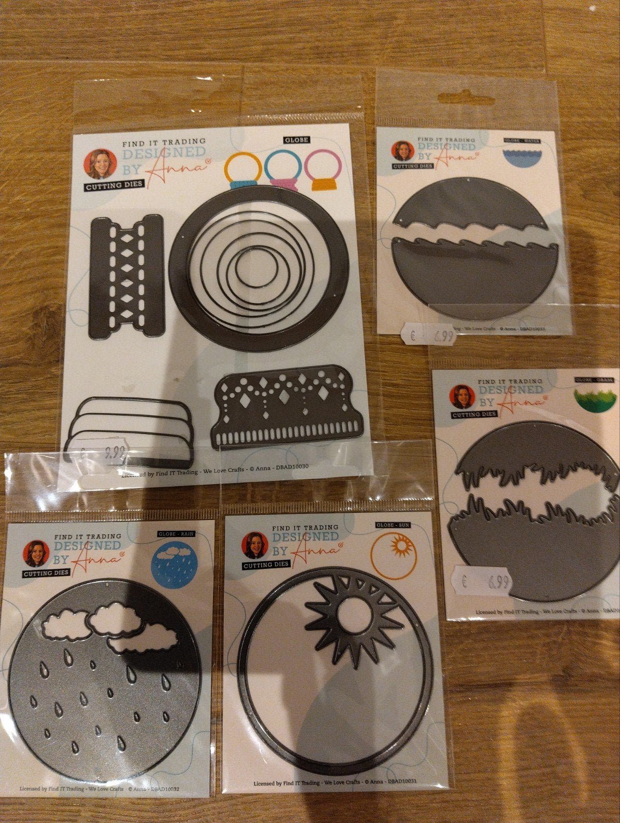 Stansmallen nieuw find it designed bij anna, Hobby en Vrije tijd, Kaarten | Zelf maken, Verzenden, Nieuw, Overige thema's, Pons of Mal