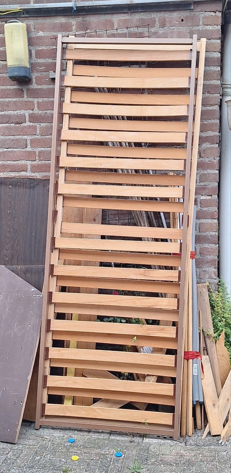bedbodems gratis, Ophalen, Eenpersoons, Hout, 70 cm of minder