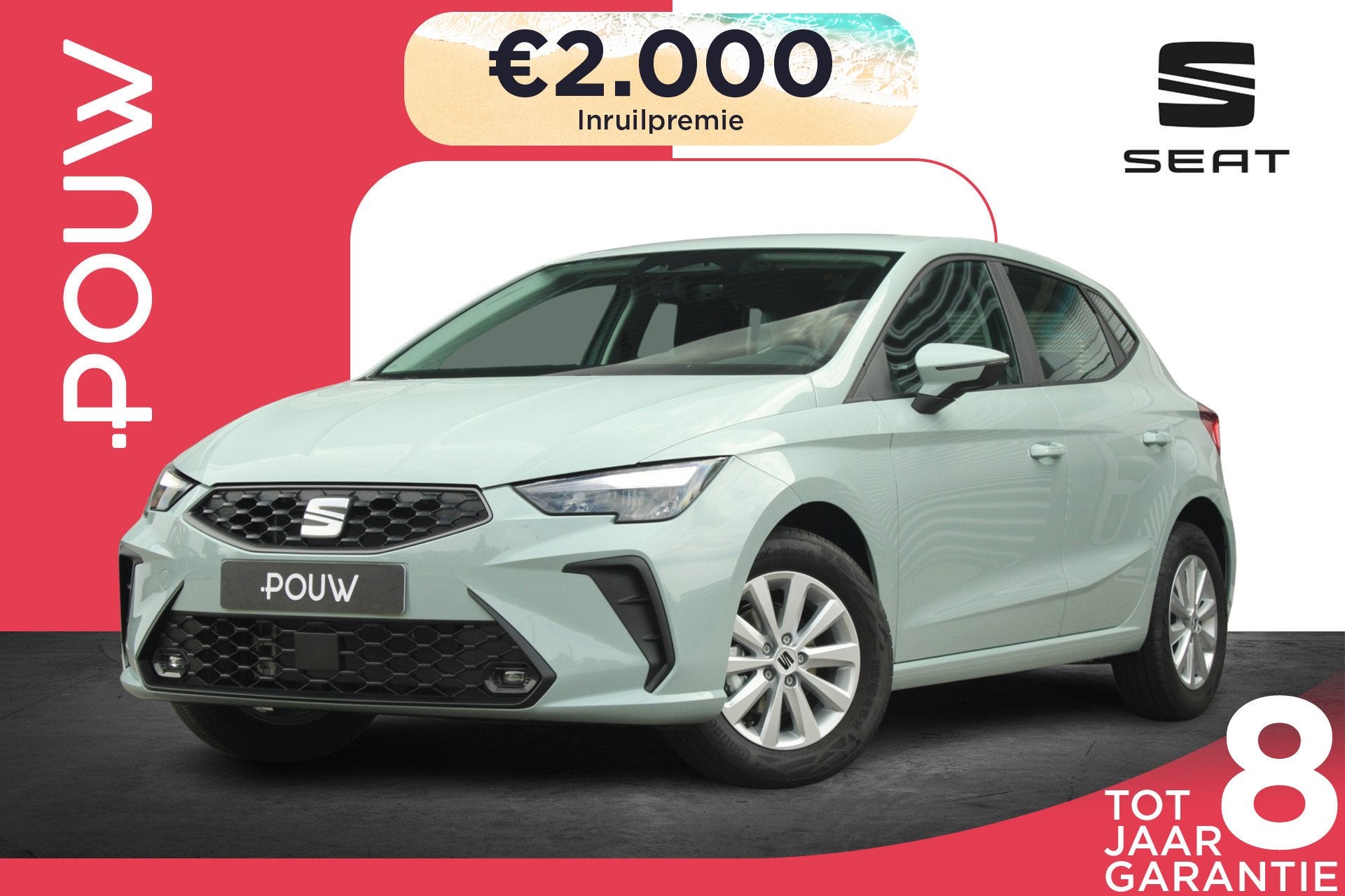 SEAT Ibiza 1.0 EcoTSI 95pk Reference | Parkeersensoren | Cru, Voorwielaandrijving, 12 maanden, Stof, 1039 kg