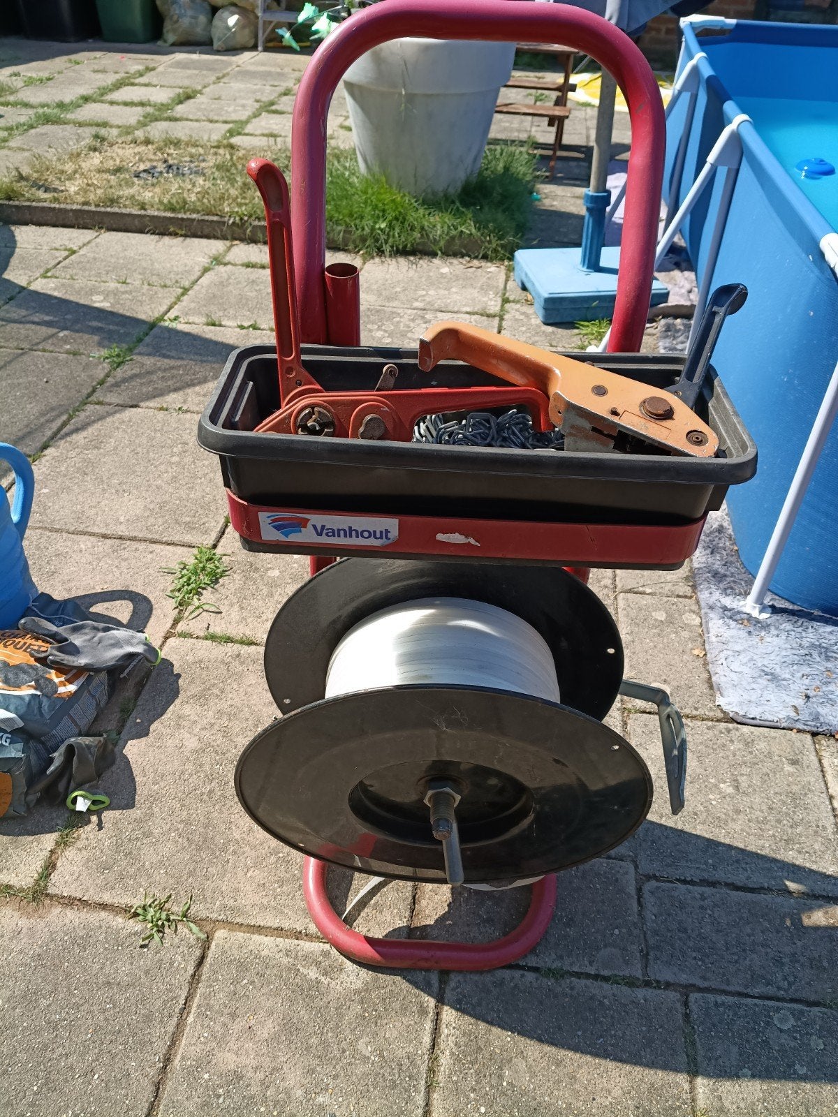 Vanhout omsnoeringsapparaat met band en gespen, Ophalen, Gebruikt, Overige typen, Overige merken