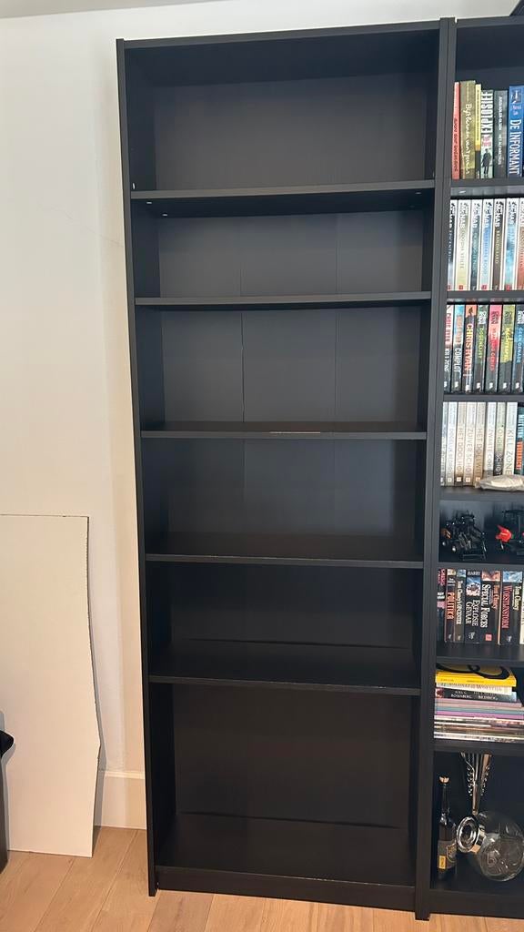 Billy boekenast Ikea zwart, Ophalen, 50 tot 100 cm, Zo goed als nieuw, Minder dan 100 cm