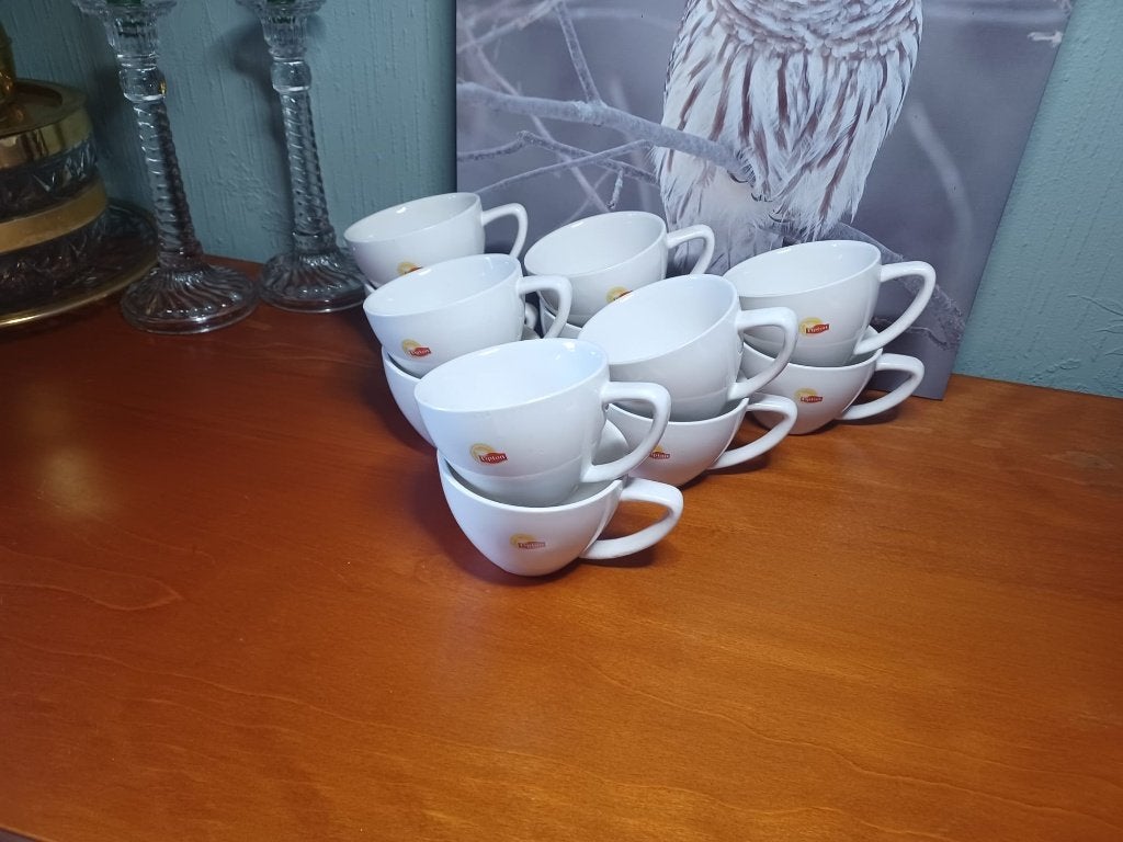 Set van 10 Lipton theekopjes - Zo goed als nieuw, Huis en Inrichting, Overige merken, Verzenden, Zo goed als nieuw, Kop(pen) en/of Schotel(s)