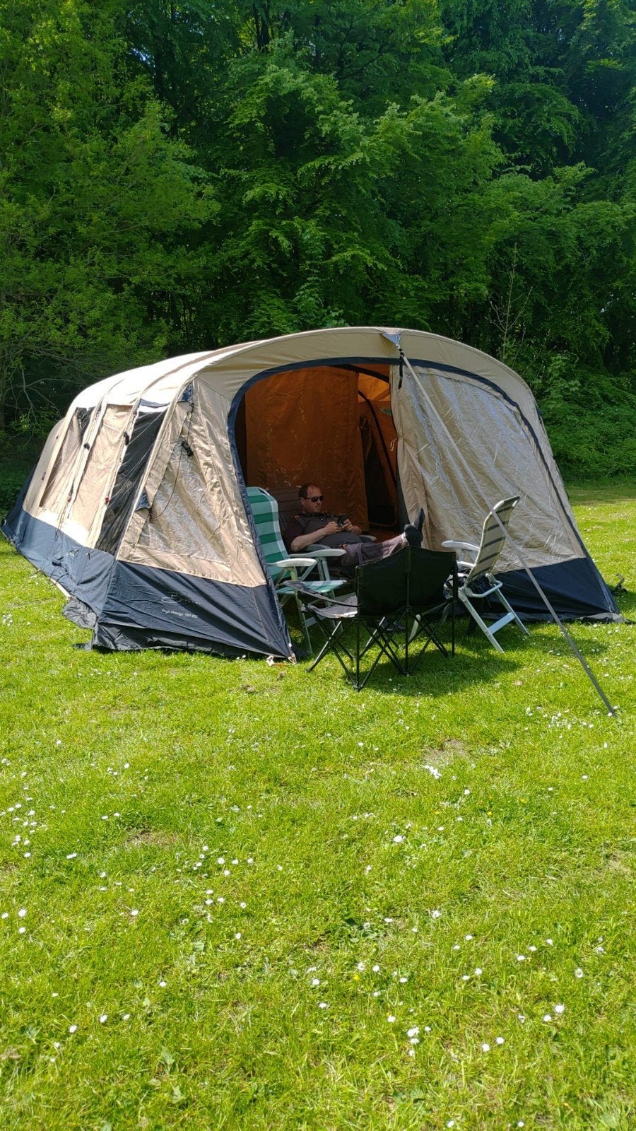 Bardani Royal Prestige 460 tunneltent, Caravans en Kamperen, Tenten, Ophalen of Verzenden, Gebruikt