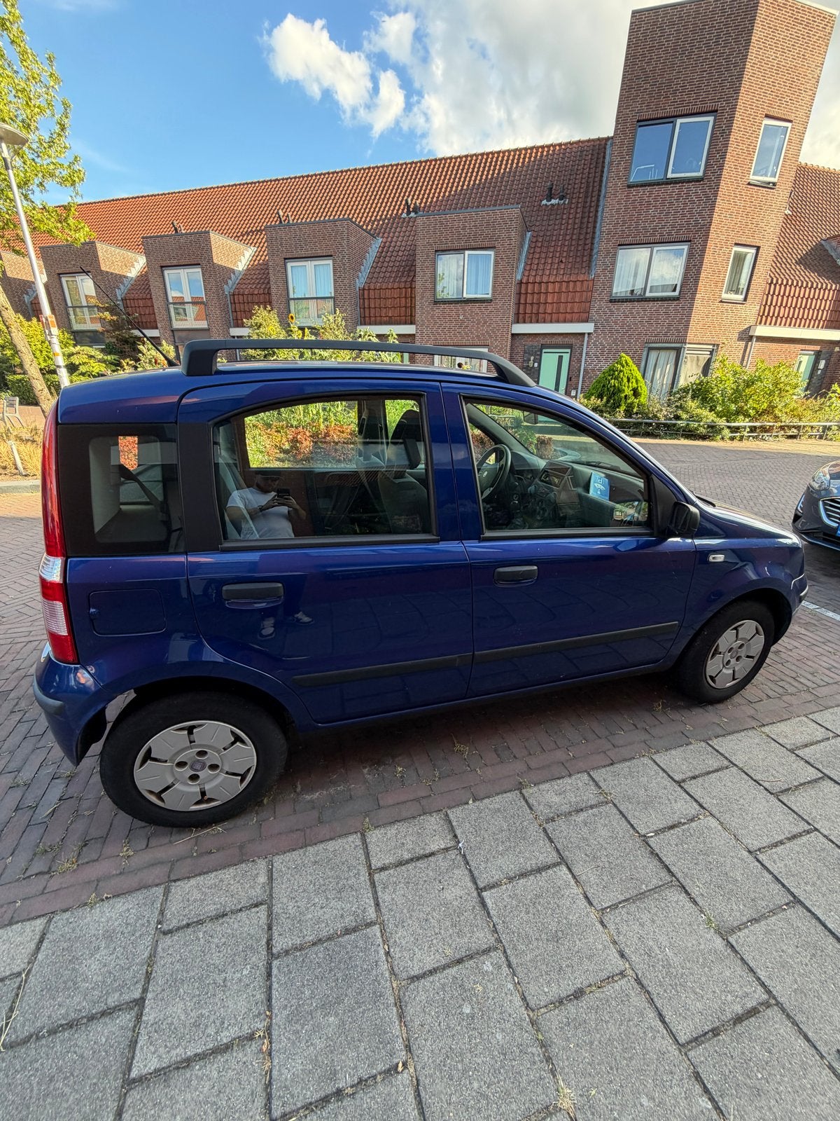 Fiat Panda 1.2 44KW 60PK 2008 Blauw, Auto's, Fiat, Voorwielaandrijving, Handgeschakeld, Particulier, Geïmporteerd