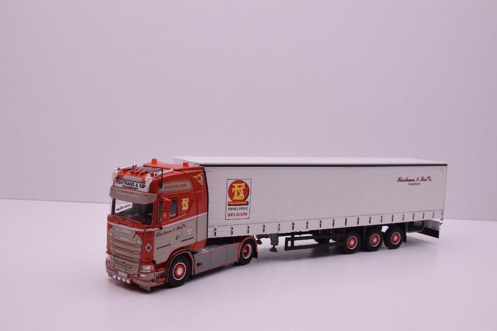 Scania R  '' Fisotrans Belgium ''  Tekno, Ophalen of Verzenden, Zo goed als nieuw, Bus of Vrachtwagen, Tekno