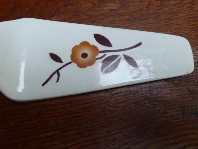 Art deco keramiek taartschep, Ophalen of Verzenden