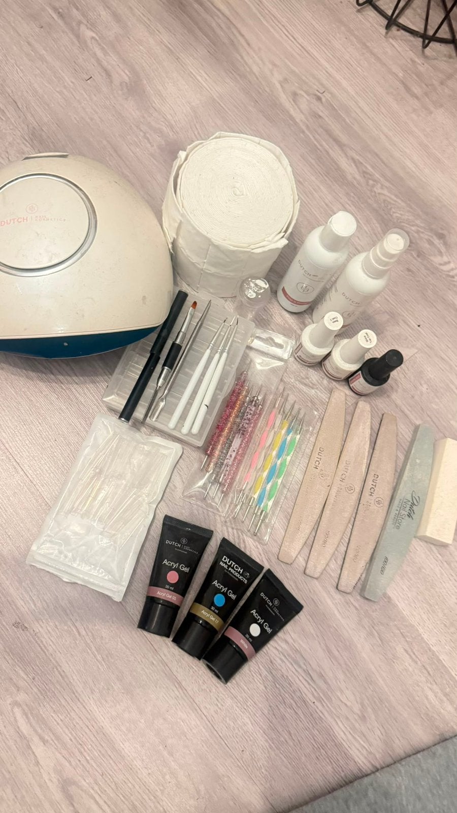 Starterspakket Acrylnagels, Ophalen of Verzenden, Gebruikt, Overige kleuren, Handen en Nagels