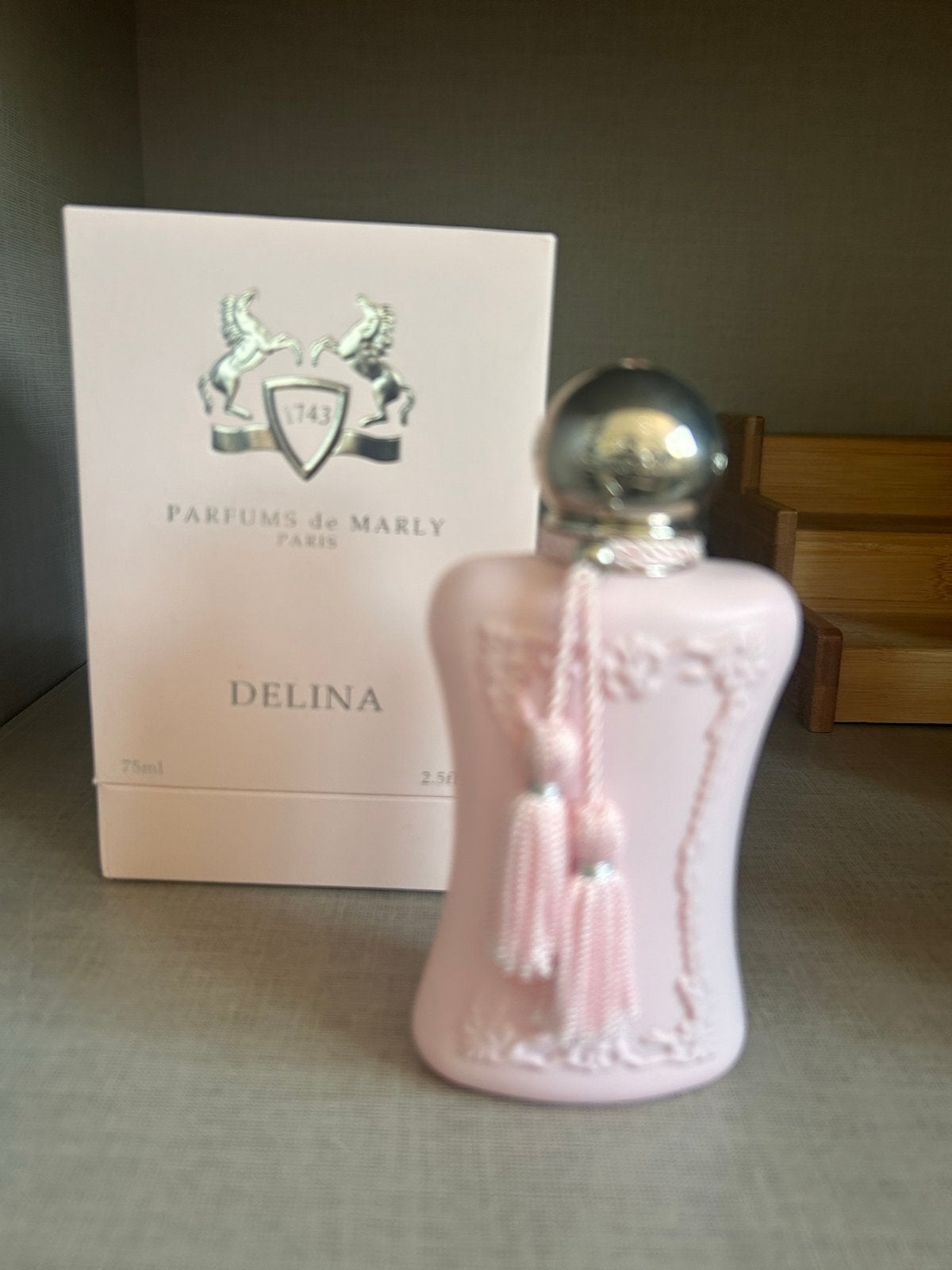 Parfums de Marly Delina Eau de Parfum 75ml, Ophalen of Verzenden, Zo goed als nieuw