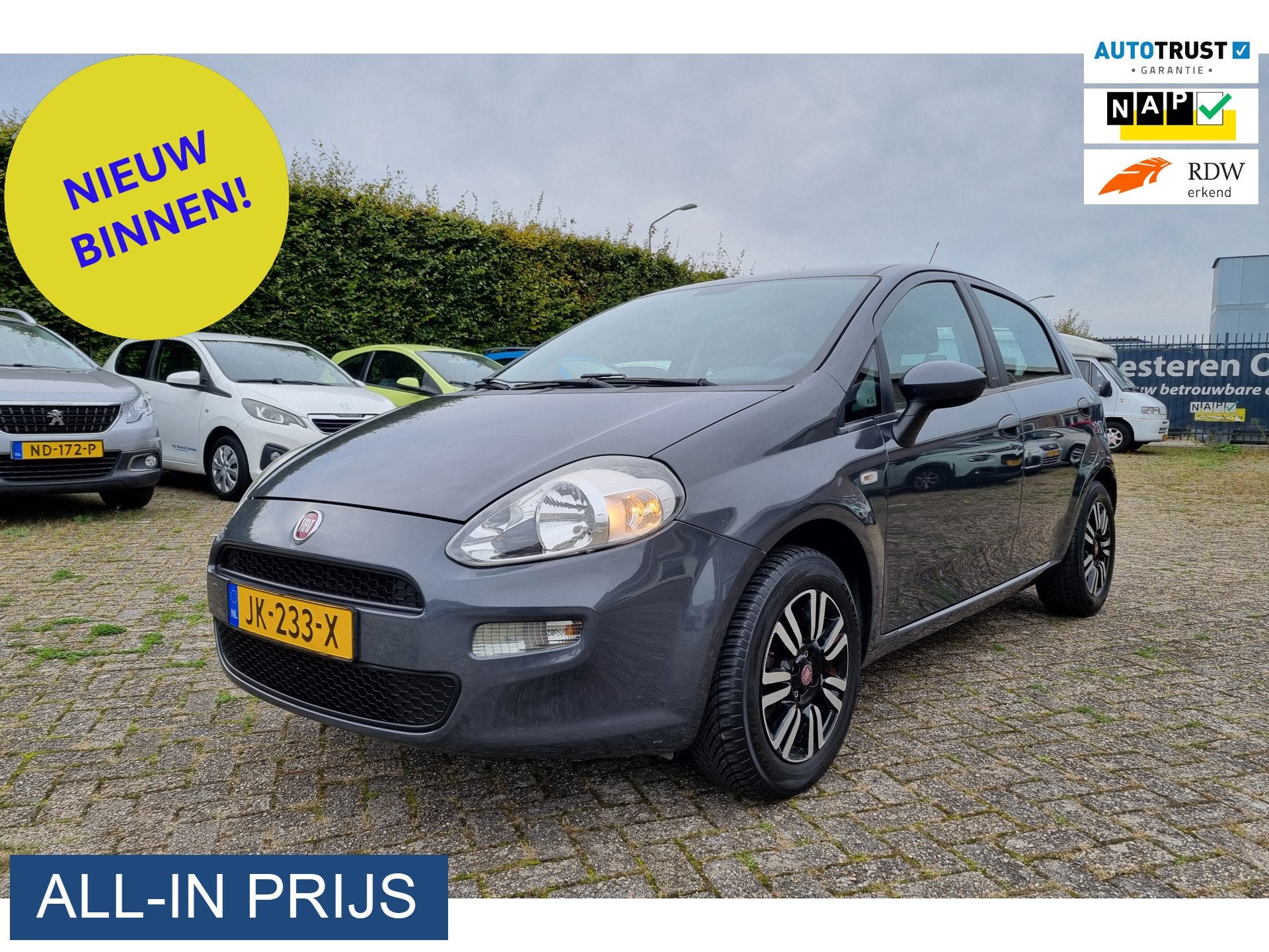 Fiat Punto Evo 1.2 Street ✅NETTE AUTO ✅5-DEURS, Voorwielaandrijving, 1005 kg, Stof, 4 cilinders