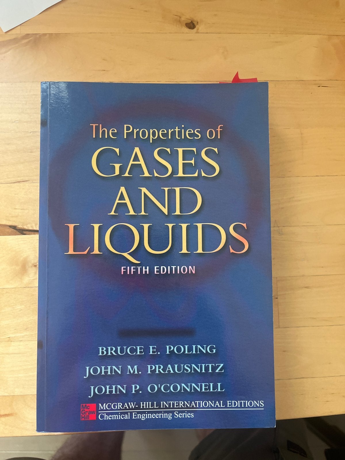 The Properties of Gases and Liquids - Vijfde Editie, Ophalen of Verzenden, Beta, Zo goed als nieuw, WO