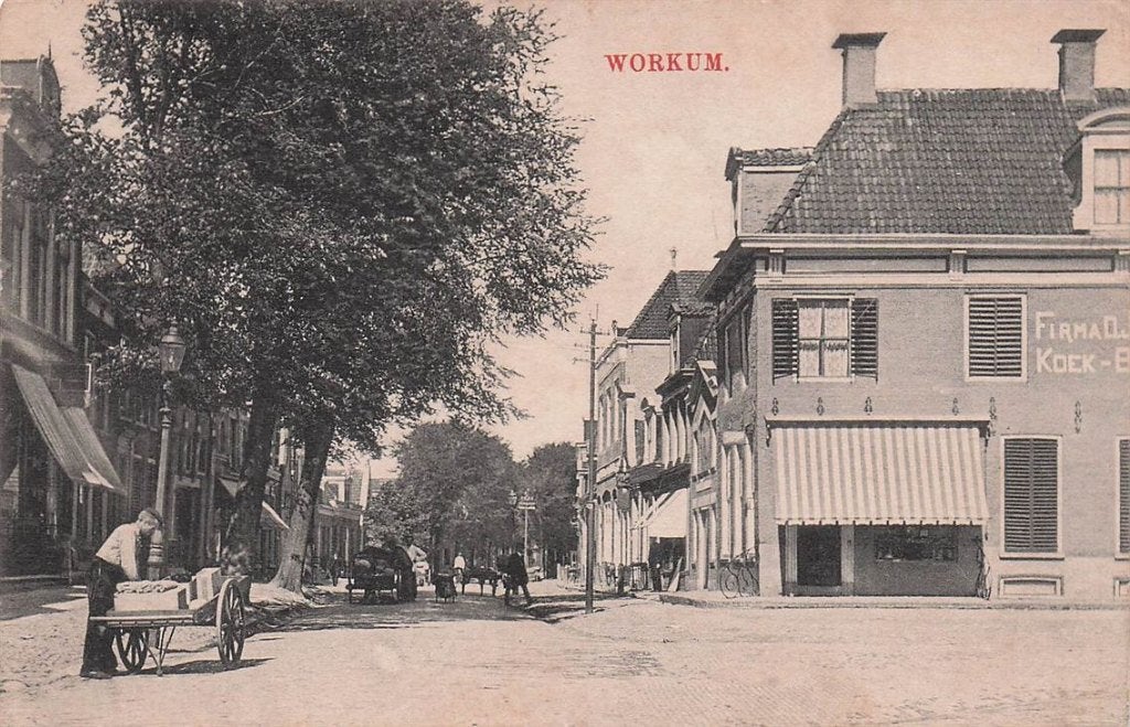 703-203-019 Workum, Verzenden, Voor 1920, Friesland