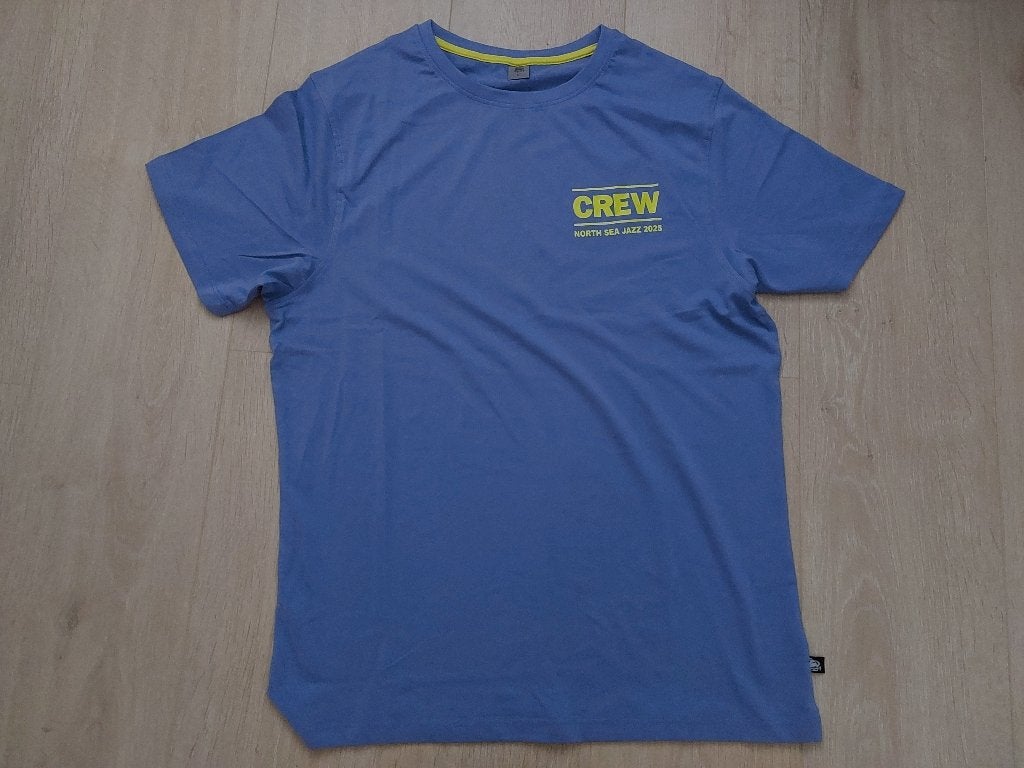 NIEUW! - North Sea Jazz Crew origineel - T-Shirt - maat M, Ophalen of Verzenden, Nieuw, Maat 48/50 (M), Blauw