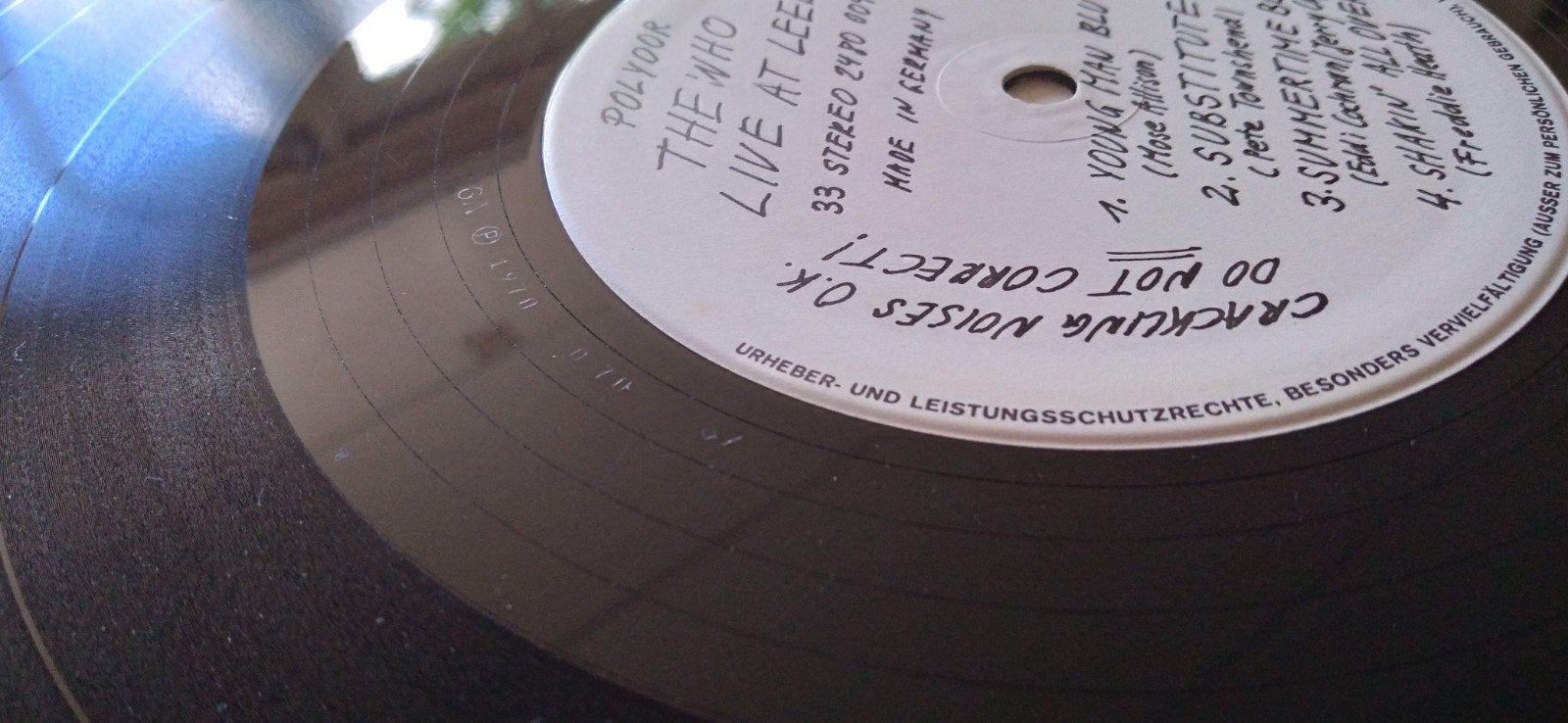 The Who - Live At Leeds (Polydor, Made in Germany), Ophalen of Verzenden, Gebruikt, 12 inch