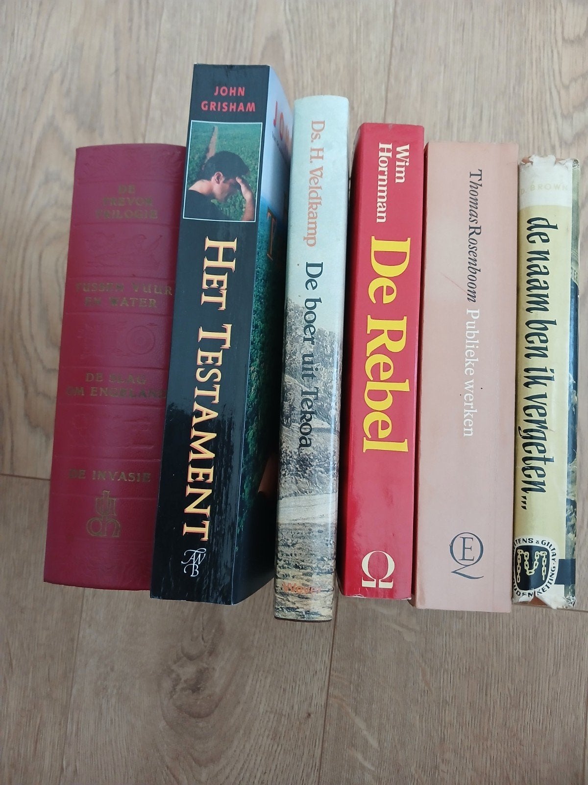 Diverse boeken: John Grisham, Thomas Rosenboom en meer, Ophalen of Verzenden, Gelezen, John Grisham, Thomas Rosenboom, Wim Hornman, Ds. H. Veldkamp