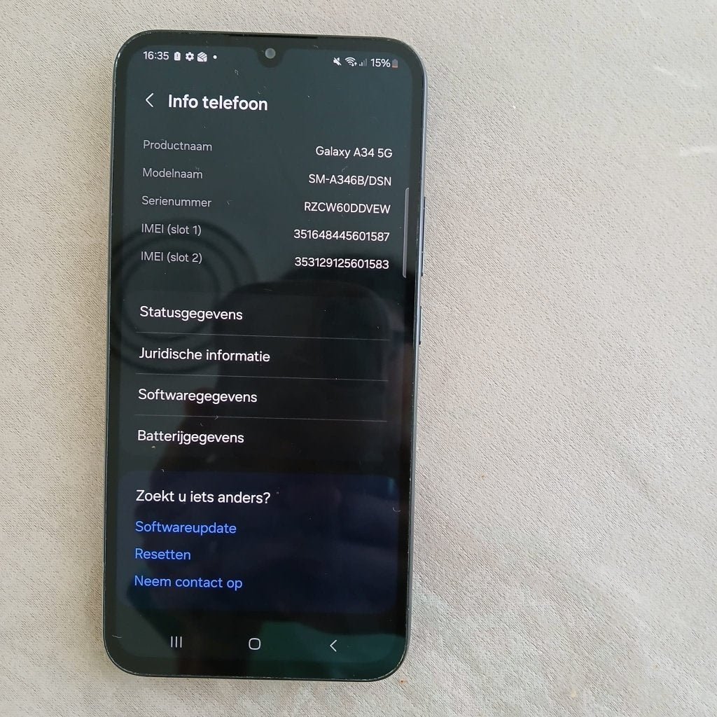 Samsung a34 5g, Telecommunicatie, Mobiele telefoons | Samsung, Ophalen, Zwart, Zo goed als nieuw, 128 GB