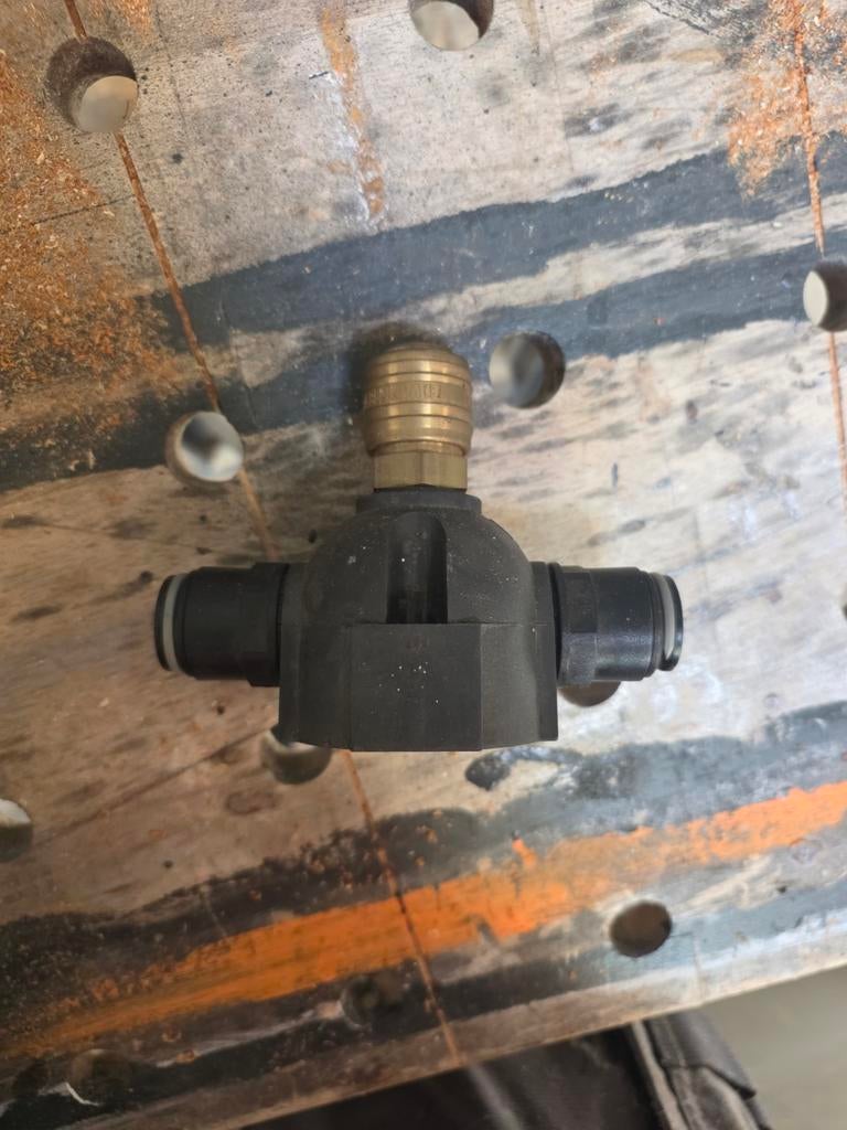 Elektra Beckum wand aansluiting euro voor pneumatiek 15mm, 100 liter of meer, Ophalen of Verzenden, Minder dan 200 liter/min