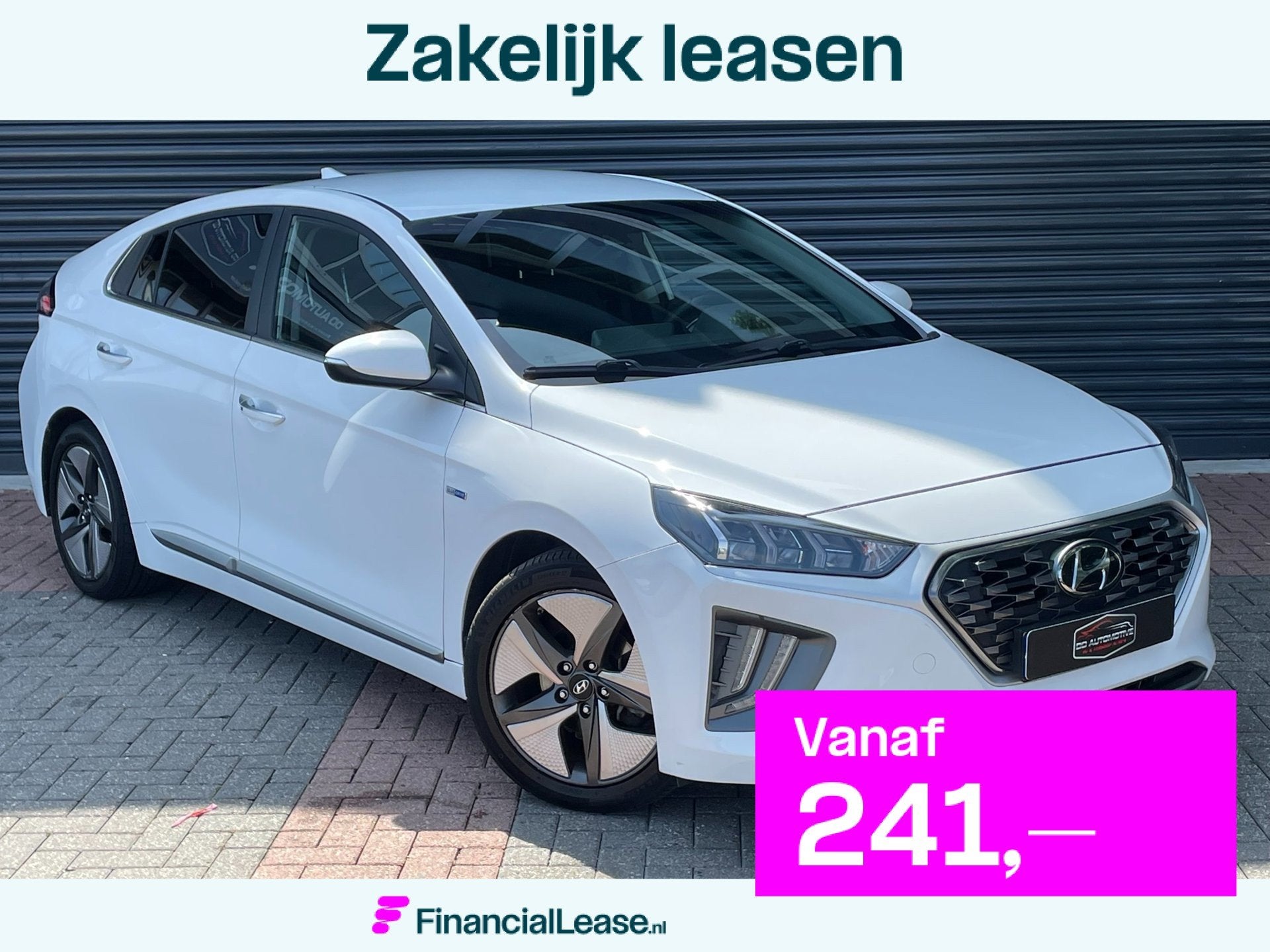 Hyundai IONIQ 1.6 GDi Comfort Only Export! | Led | Navi, 28 km/l, Wit, Bedrijf, IONIQ