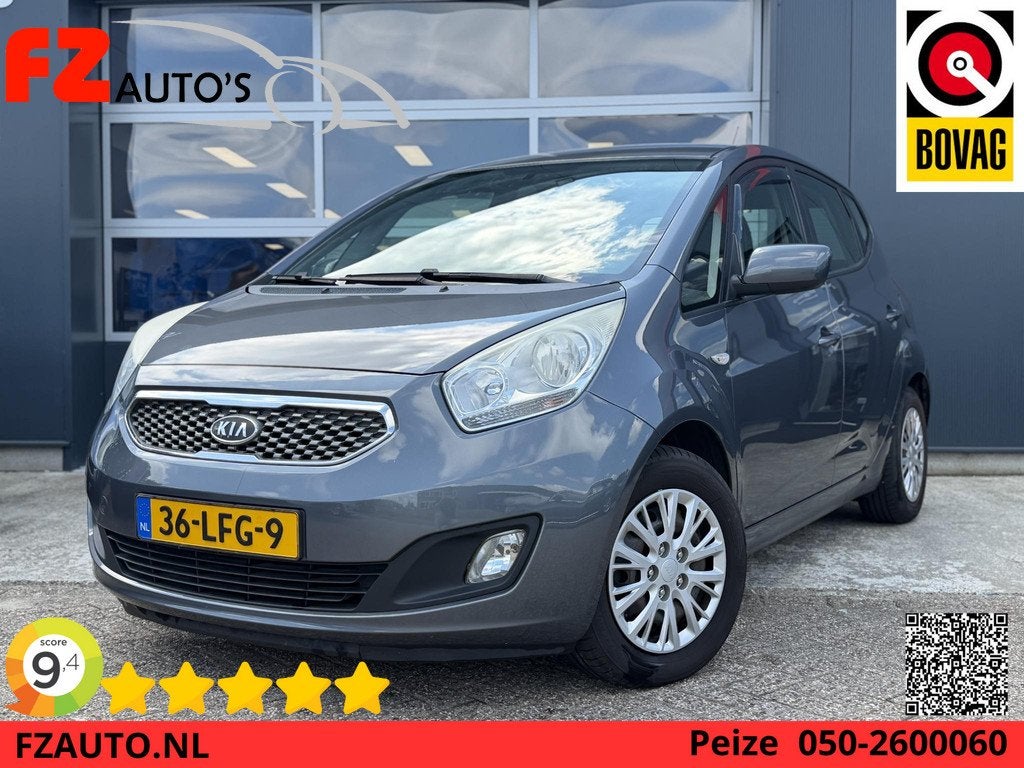 Kia Venga 1.4 CVVT X-tra - Airco - Parkeersensoren - Cruise, Auto's, Kia, Voorwielaandrijving, Euro 5, Stof, Gebruikt
