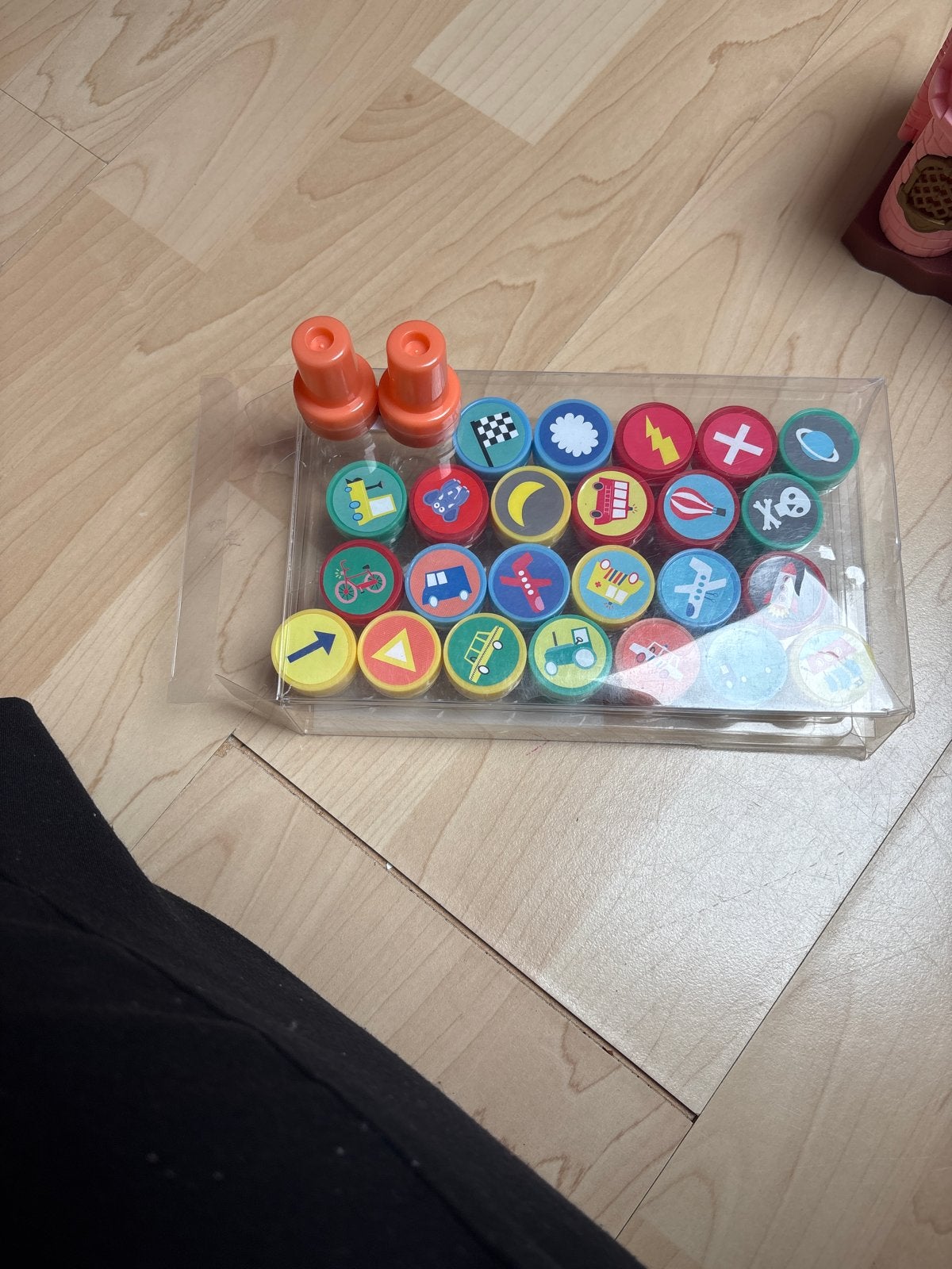HEMA stempels - 26 stuks met diverse afbeeldingen, Ophalen of Verzenden, Gebruikt, Houten stempel