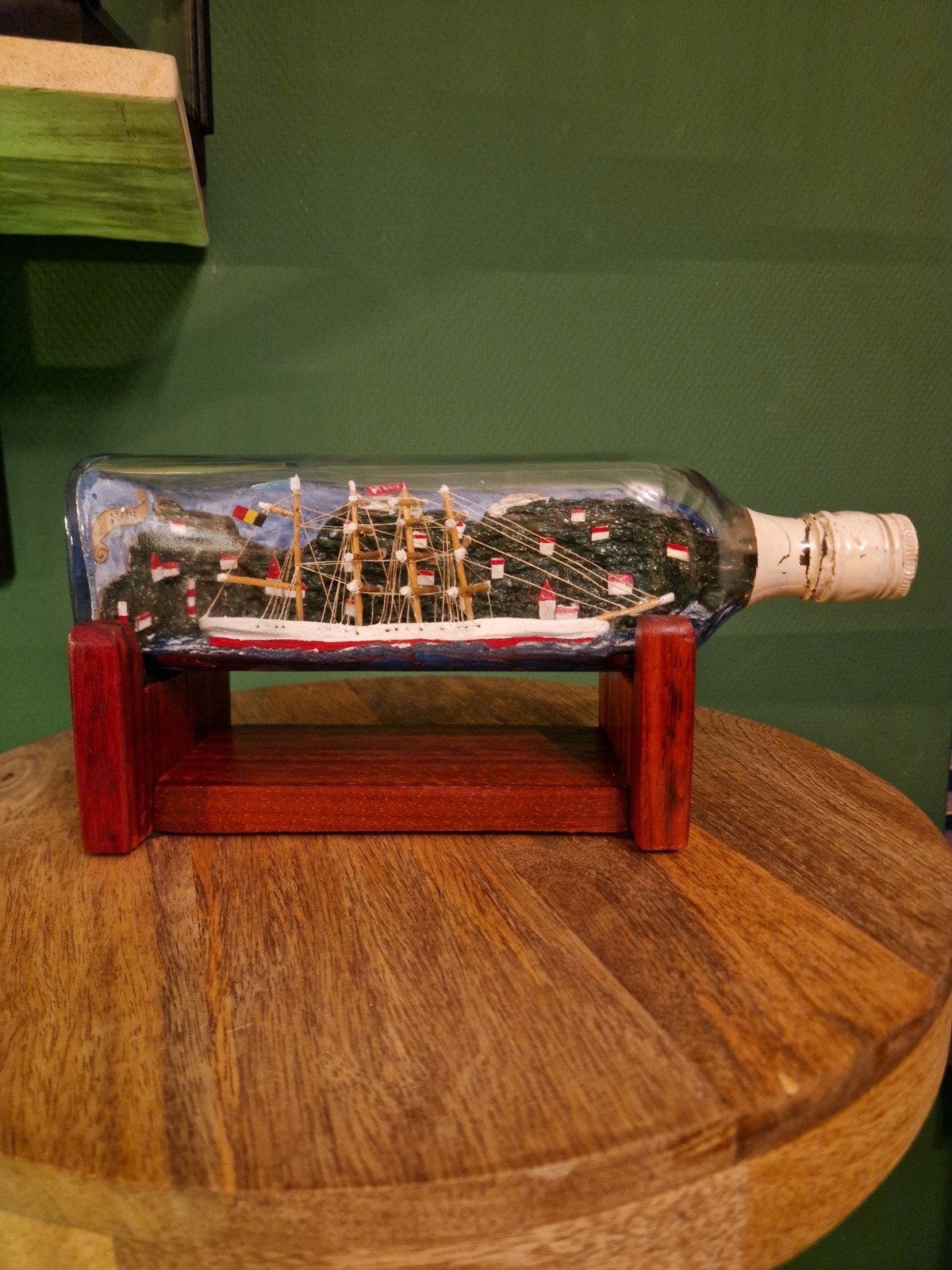 Scheepje in fles 'Maria' - Decoratief kunstwerk, Antiek en Kunst, Ophalen
