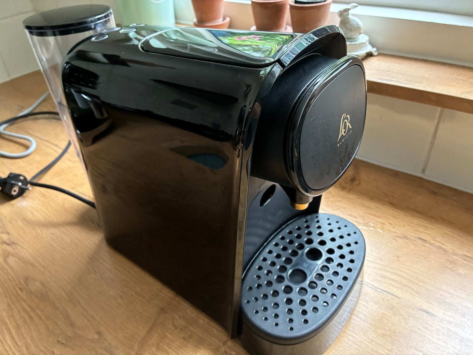Philips L’or Barista model 8012/60, Ophalen, Koffiemachine, Zo goed als nieuw, Koffiepads en cups