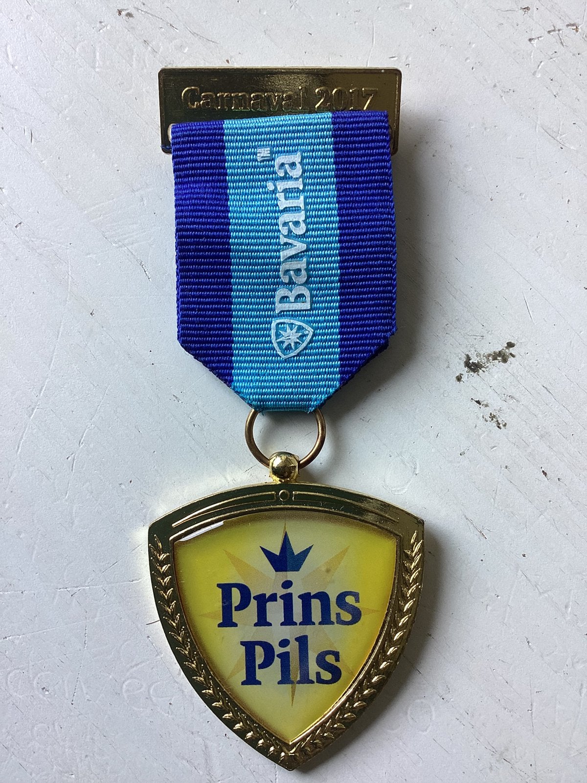 Medaille Bavaria Prins Pils Carnaval 2017, Verzenden, Zo goed als nieuw, Bavaria