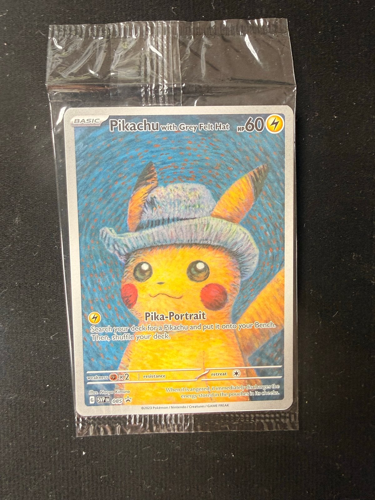 Pikachu van Gogh Pokémon Kaart Nieuw in Seal PSA 10 waardig, Ophalen, Nieuw, Losse kaart