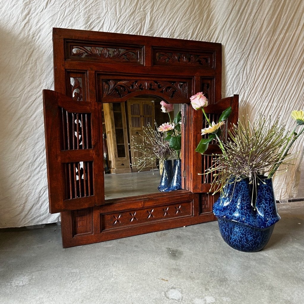 spiegel met deurtjes - 90 x 80 cm - Gratis bezorgd