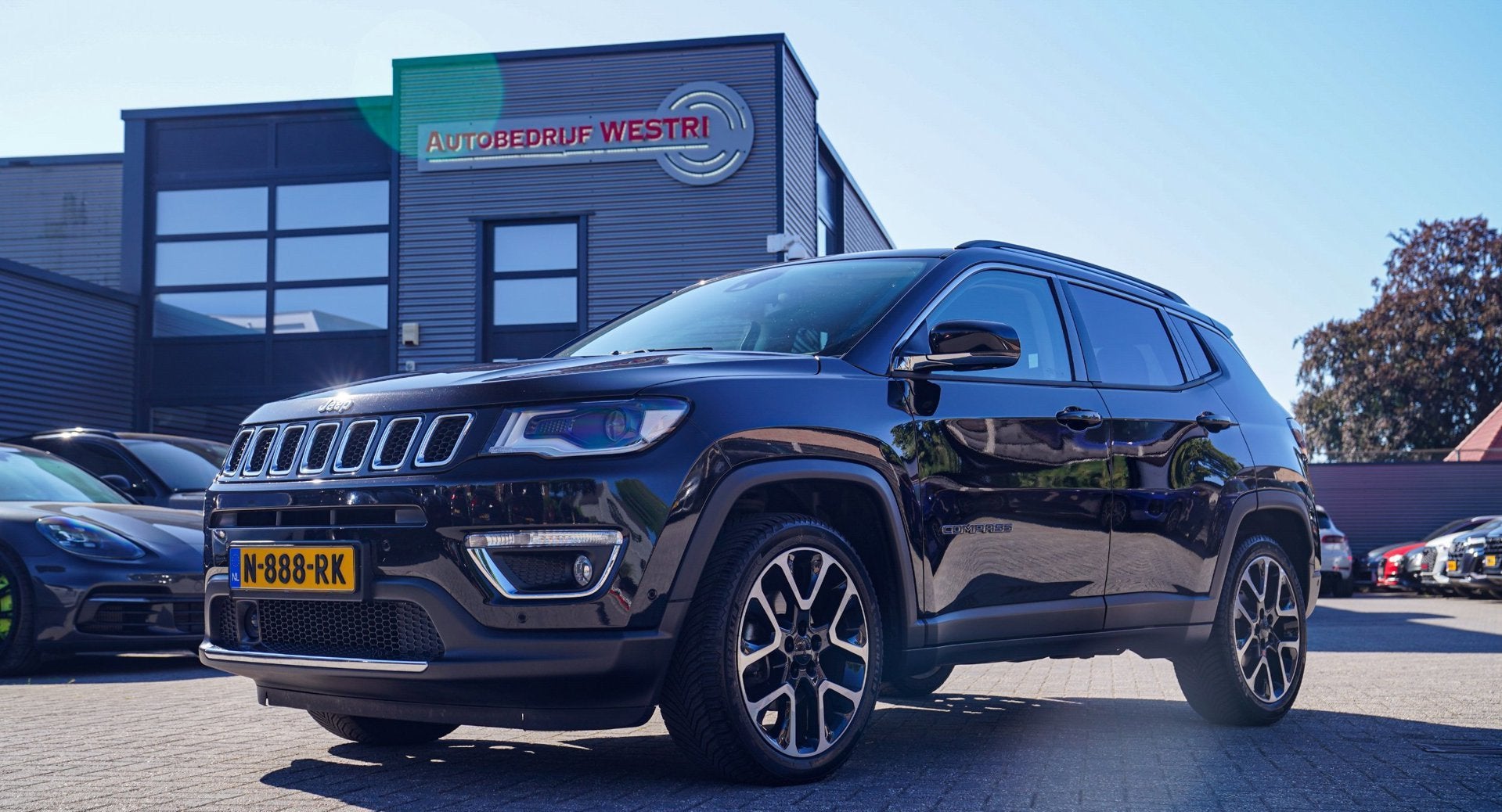 Jeep Compass 1.3T Limited | Automaat | Stoelverwarming | Lux, Auto's, Jeep, 4 cilinders, 150 pk, Zwart, 600 kg
